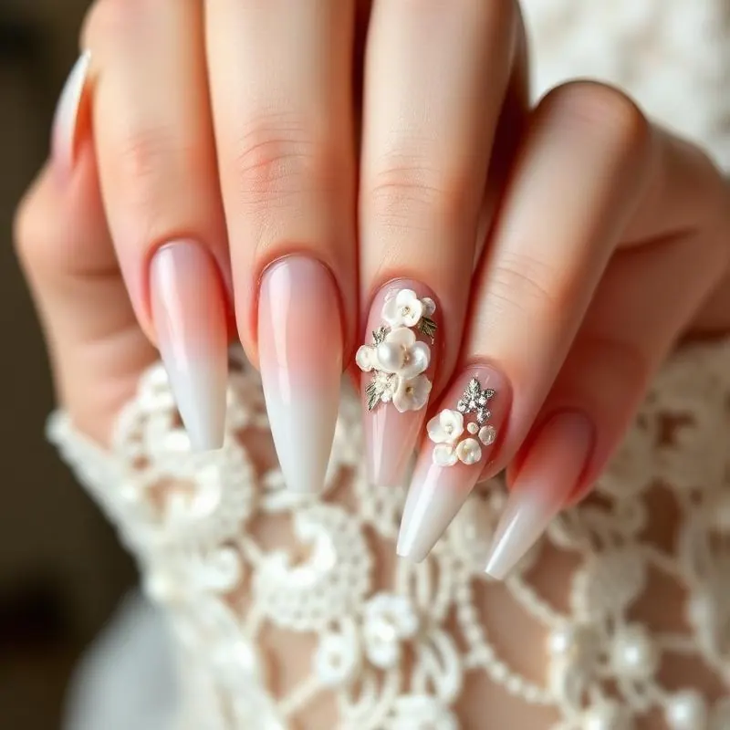 Bridal nail art